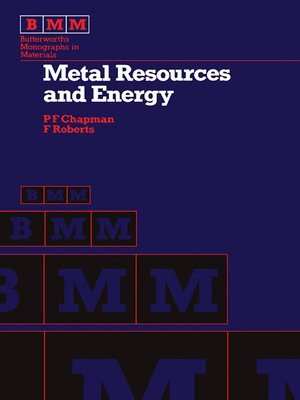cover image of Metal Resources and Energy